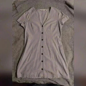 & Other stories mini dress sz 10 blue cotton